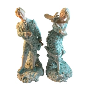 Pair of German Porcelain Figurines