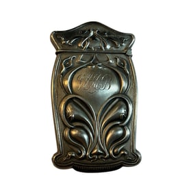 Sterling Art Nouveau Match Safe