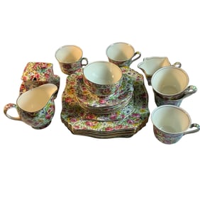 Partial Luncheon Set of Royal Winton Chintz Pattern