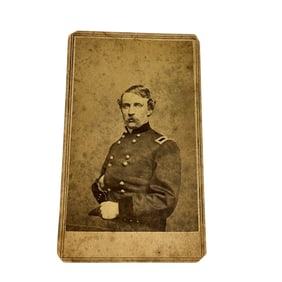 Carte de Visite Photo of an Unknown Civil War Officer