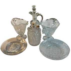 Heisey Orchid & Other Etched & Pattern Glass