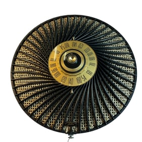 1960's Mid-Century Modern Toshiba Model 7TH-425 "Fan Radio"