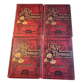 Four Bound Volumes of St. Nicholas Magazine, 1880-1881