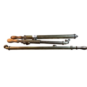 Three Vintage Brass Pump Sprayers