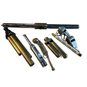 Lot of Antique & Vintage Whistles & Misc.