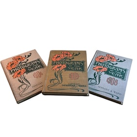 Three "Photograms of the Year" Volumes, 1903, 1906, 1908