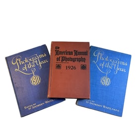 Three Photographic Annual Volumes- 1910, 1911, and 1926