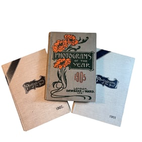 Three "Photograms of the Year" Volumes, 1901, 1902, 1905