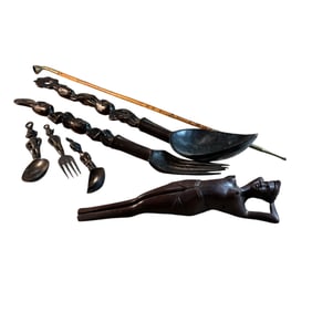 Group of African Carvings