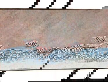 Batik Painting by Vernal Bogren Swift