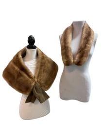 Pair of Lux Mink Stoles