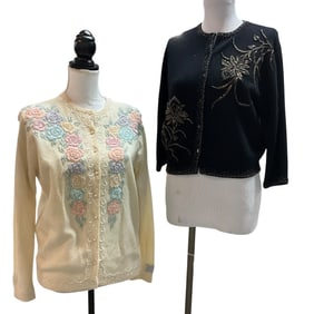 Vintage Embellished Sweaters