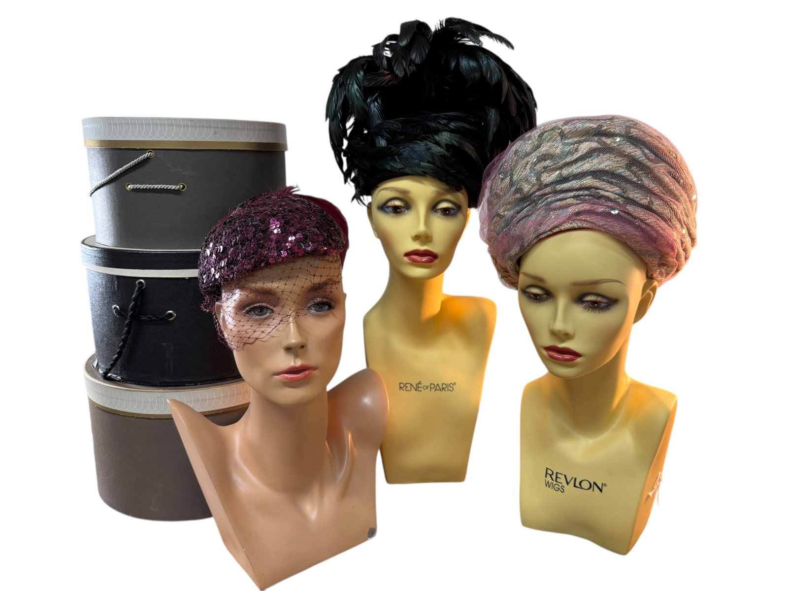 Sequins and Feather and Shine! Vintage Hats & Boxes (1 of 16)