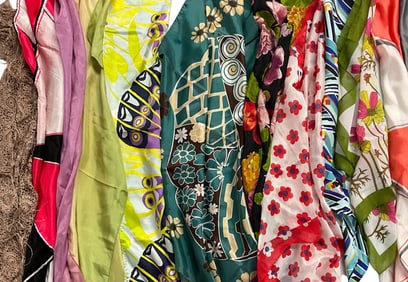 Collection of Vintage Scarves