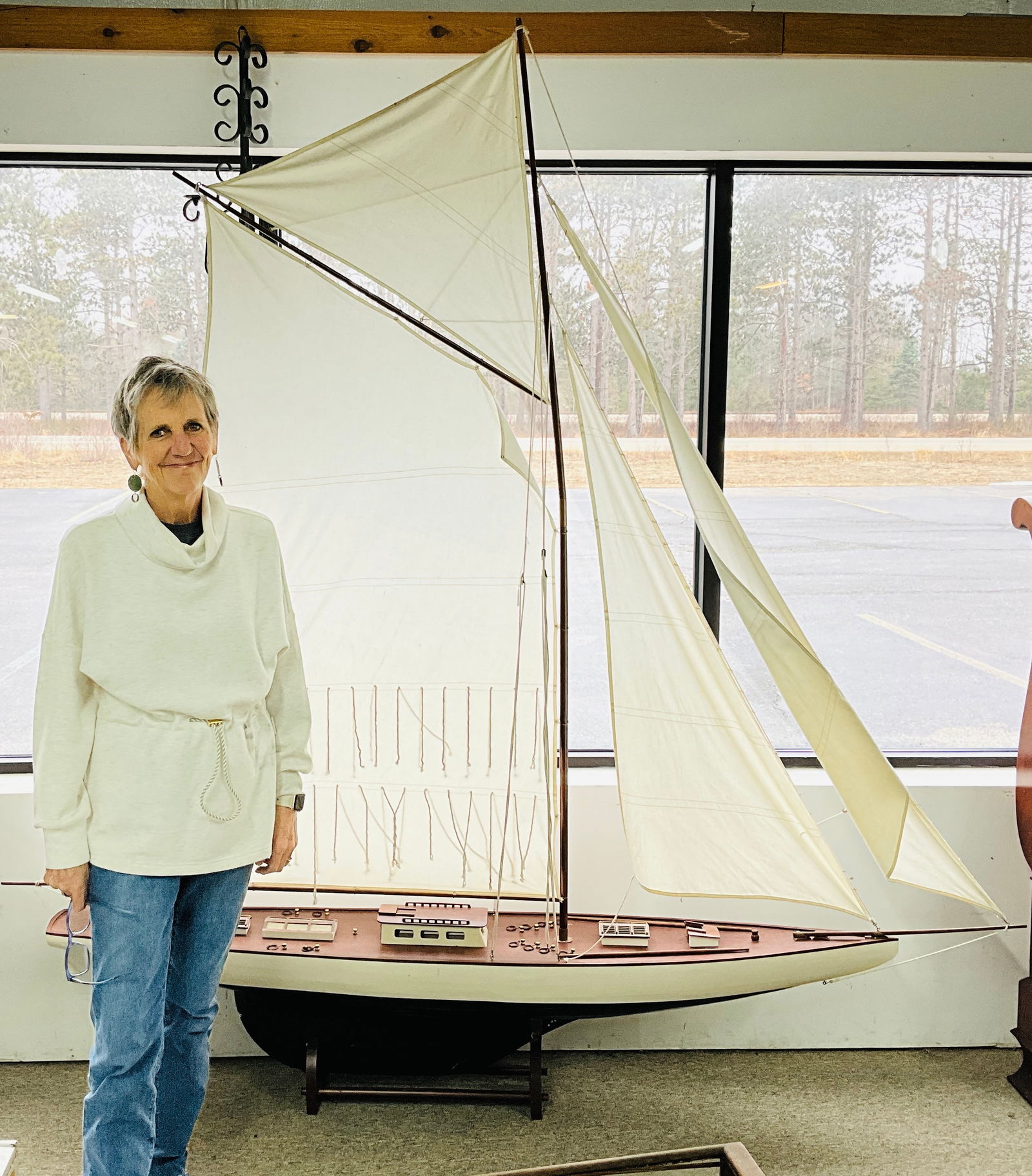 Massive Model Sailboat