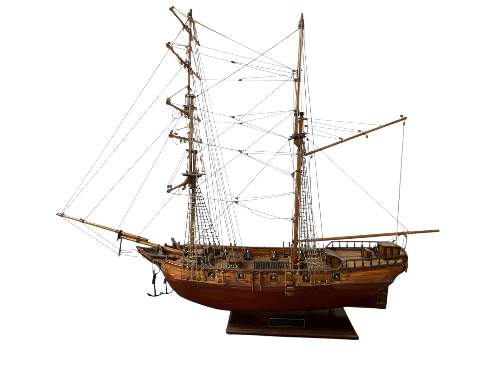 Wooden Ship Model- HMS Falcon (1 of 10)