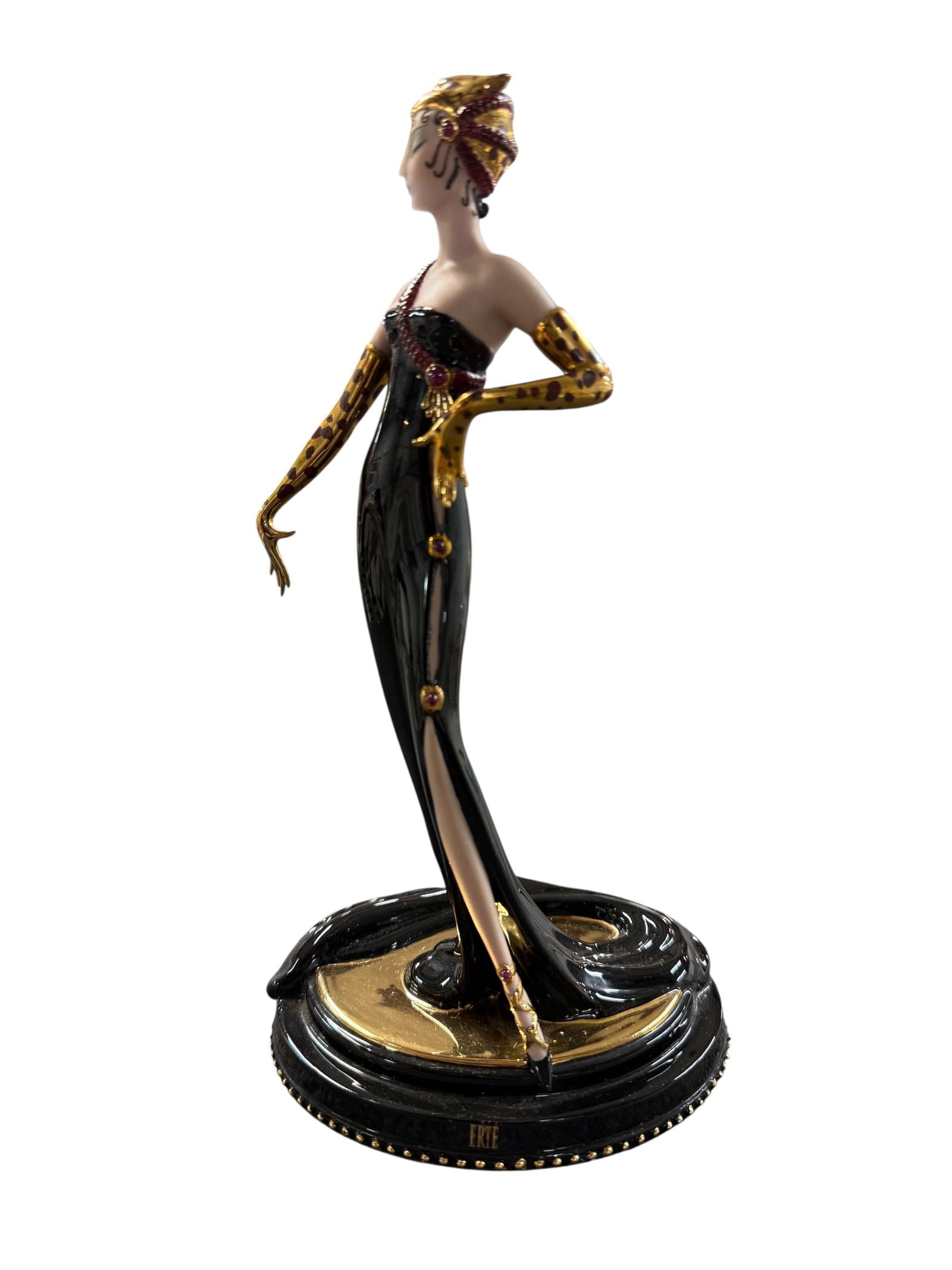 Franklin Mint/House of Erté Untamed Beauty Porcelain Figurine: Franklin Mint/House of Erté Untamed Beauty Porcelain Figurine. Limited Edition figurine.
