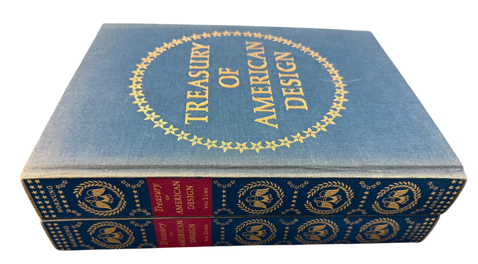 Two Volume Treasury of American Design: Two Volume Treasury of American Design, by Clarence P. Hornung. Harry N. Abrams, Inc., New York, 1950. American design, Colonial to Victorian eras.