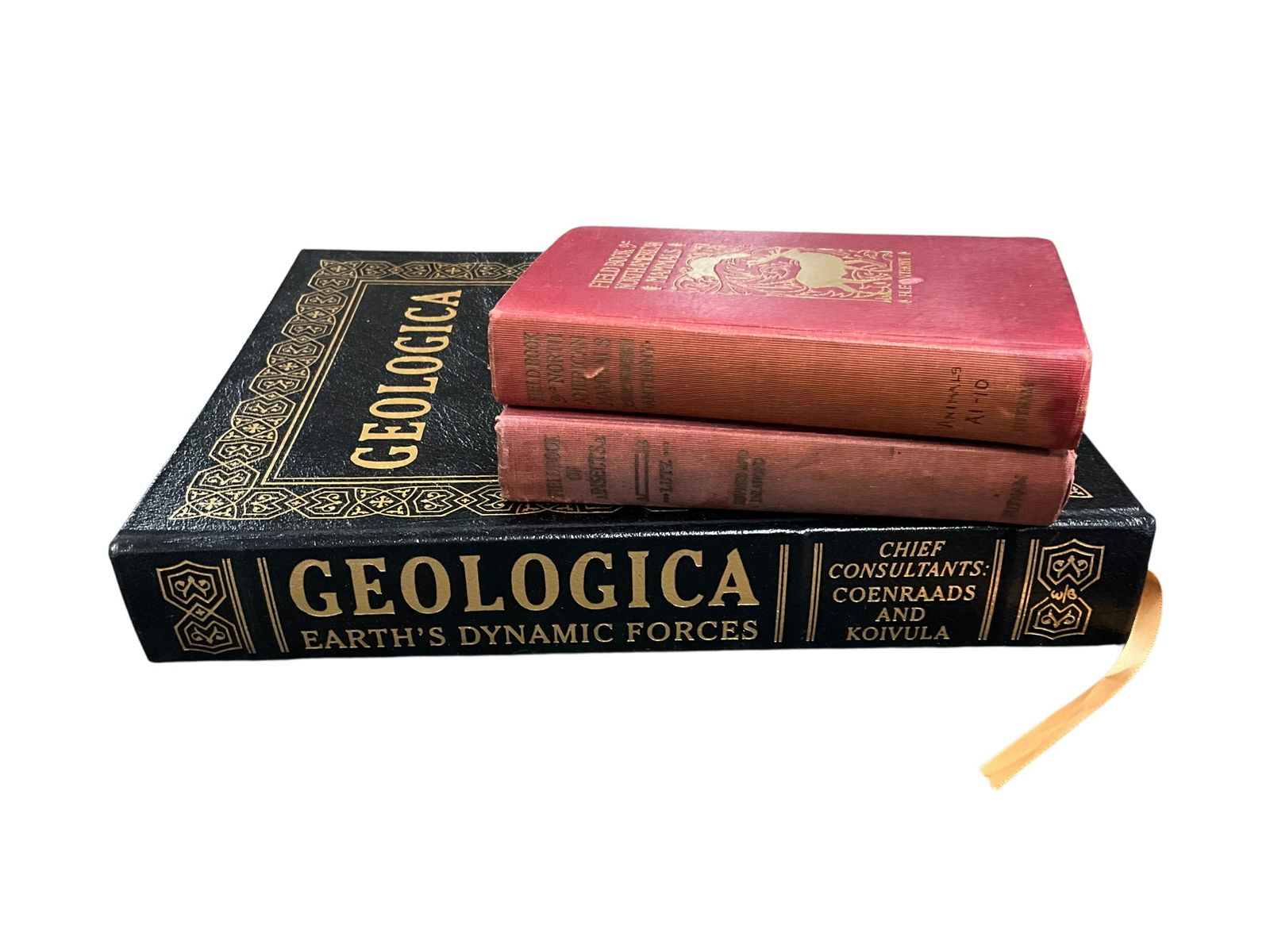 Book Lot- Natural History Reference: Book Lot- Natural History Reference. THree Books: Geologica, Fieldbook of Insects, Field Book of North American Mammals.