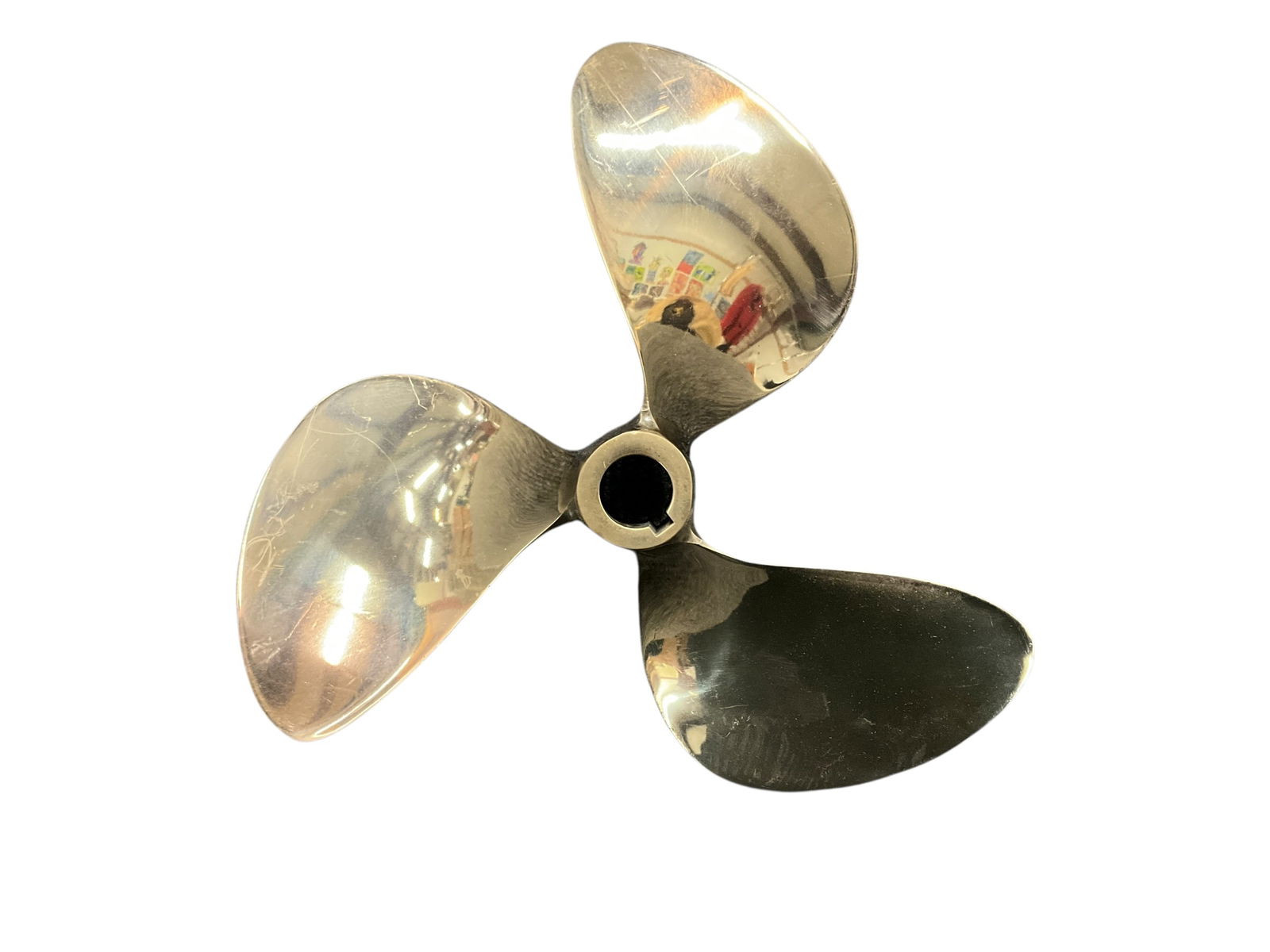 Ni-Bral Bronze Propeller: Ni-Bral (Grand Rapids, Mich) Bronze Propeller. Marked "10 1/2 RH 12 1/2."