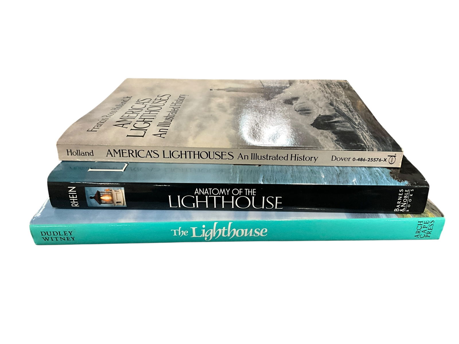 Book Lot- Lighthouses: Book Lot- Lighthouses. Three books: America's Lighthouses, The Lighthouse, Anatomy of the Lighthouse.