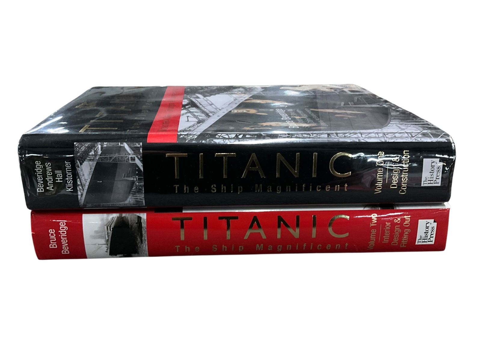 Book Lot- RMS Titanic: Book Lot- RMS Titanic. Two volume set: Titanic: The Ship Magnificent. Amazingly detailed and complete study and history of RMS Titanic. Volume one covers design and construction, and volume two