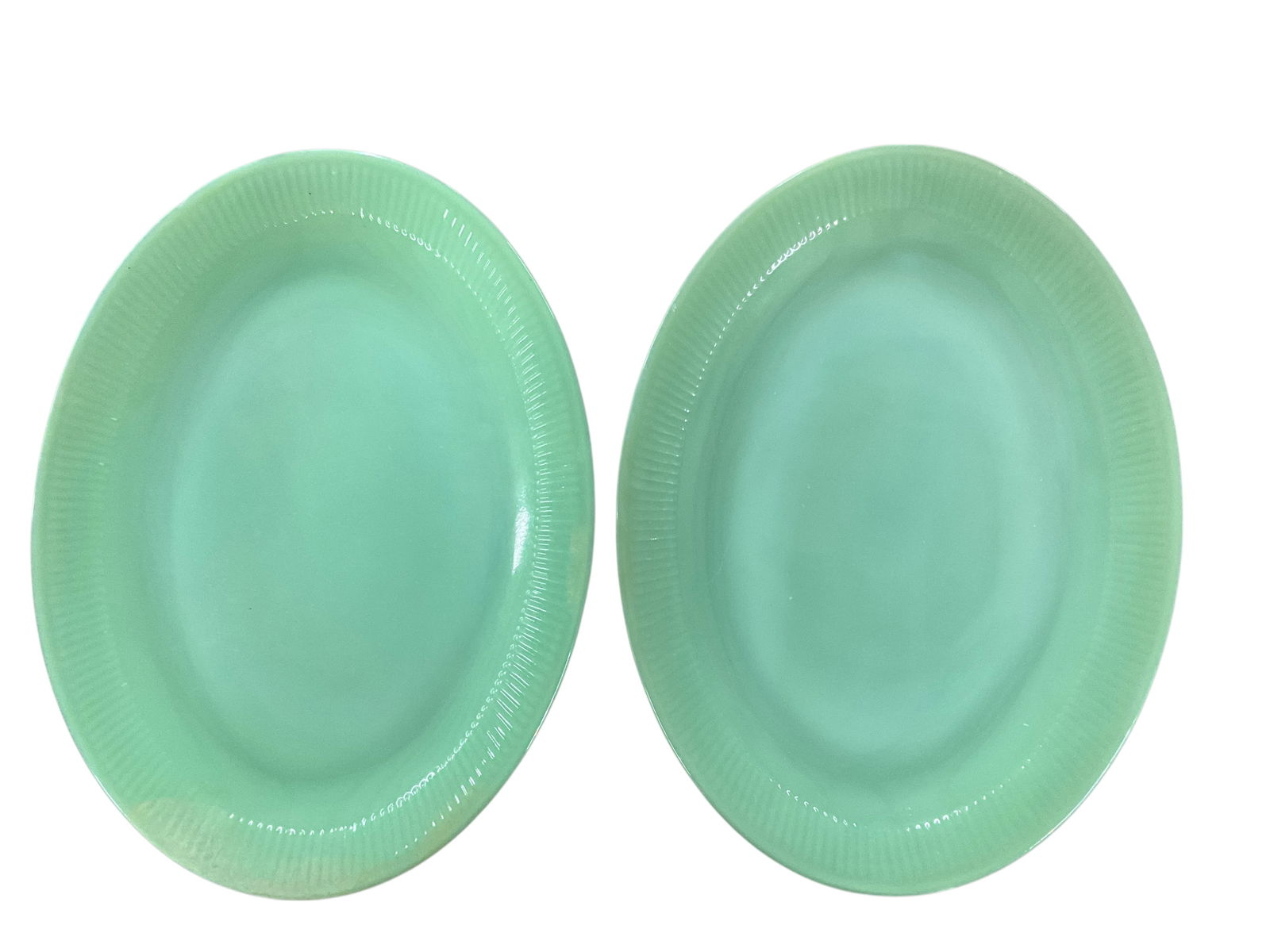 Fire King Jane Ray Pattern Platters - 2