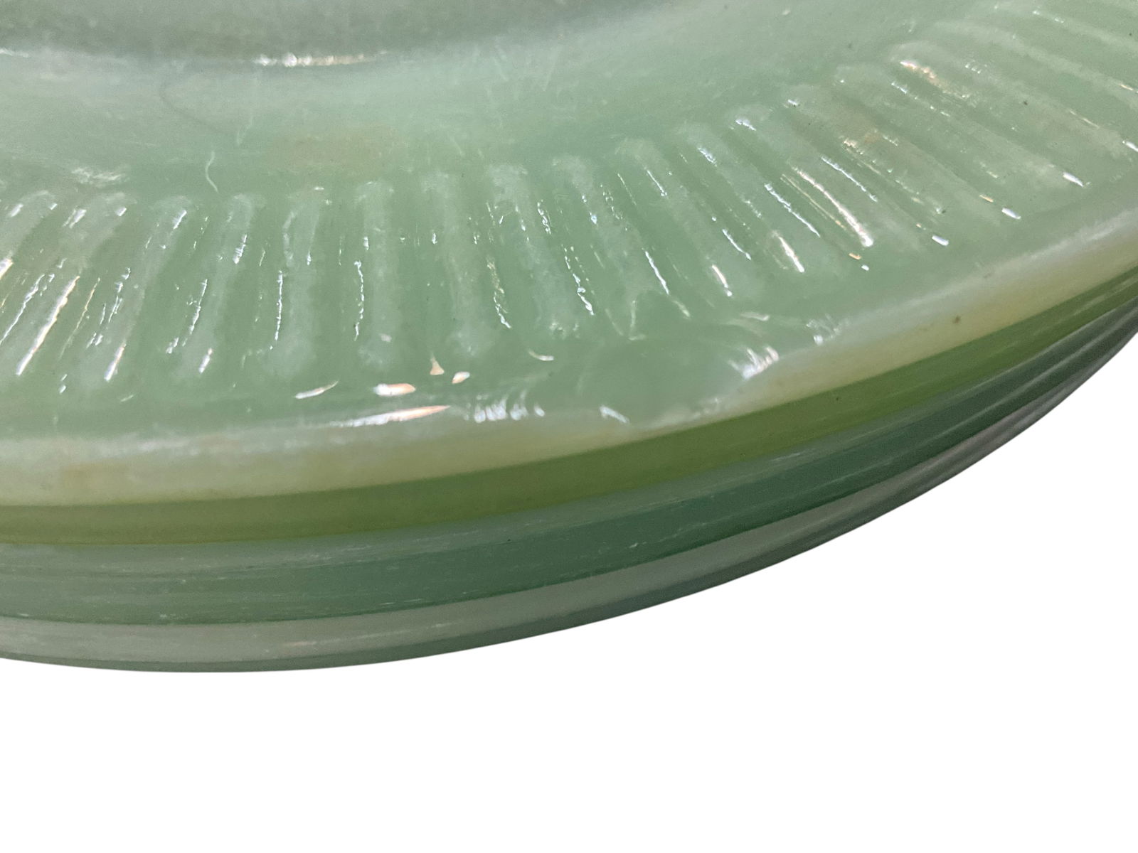 Fire King Jane Ray Pattern Dinner Plates - 4