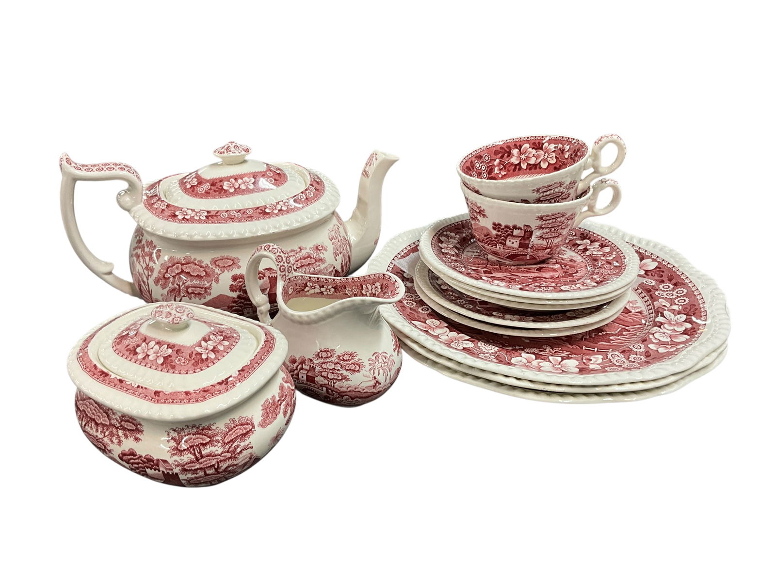Collection of Spode Transferware (1 of 10)