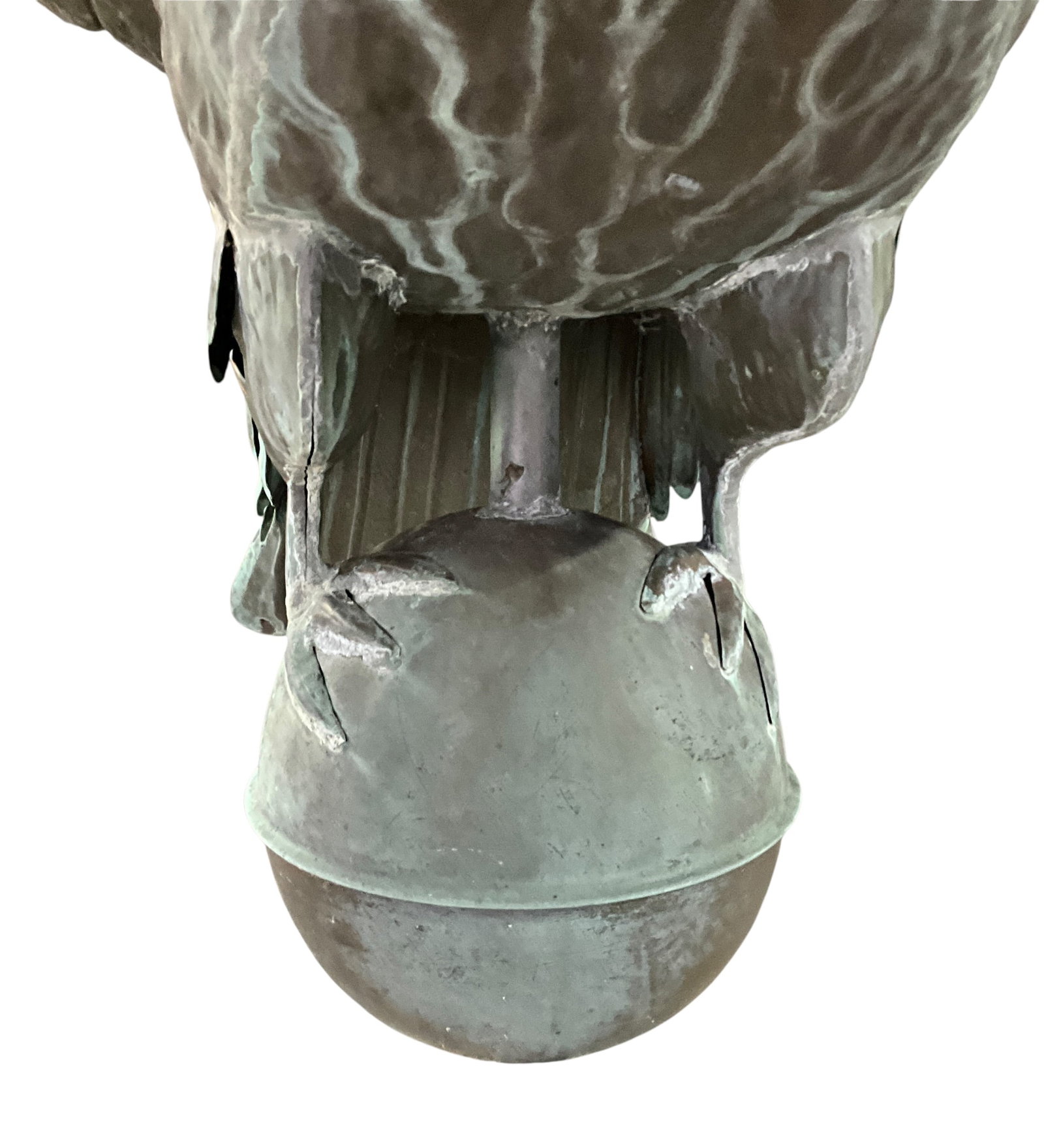 Magnificent Solid Copper Eagle Weathervane - 12