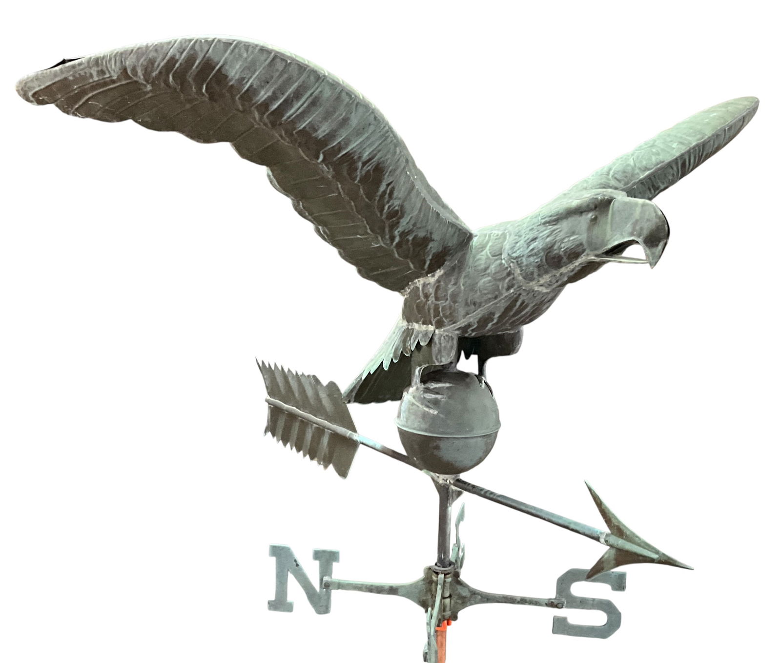 Magnificent Solid Copper Eagle Weathervane - 2