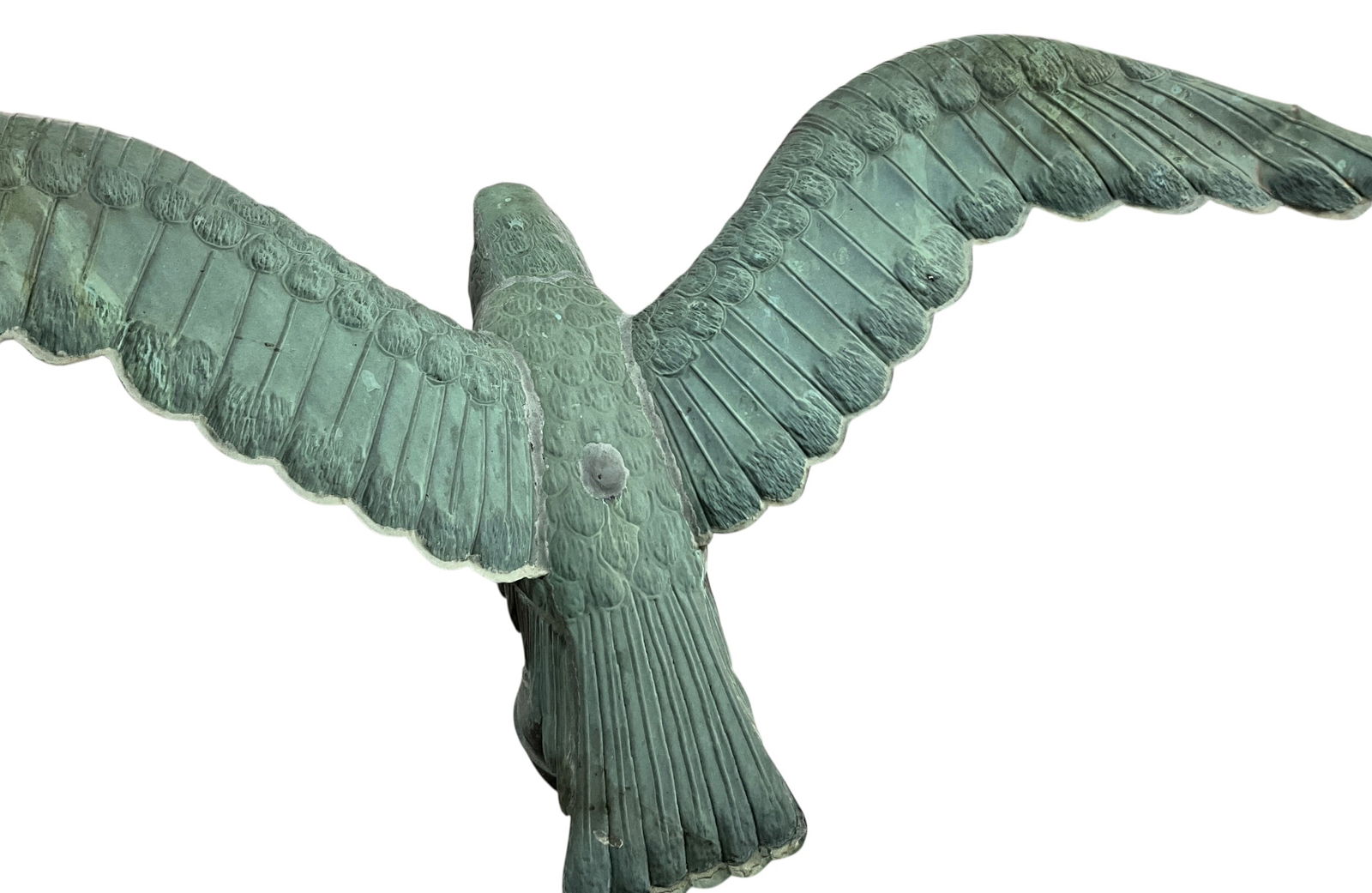 Magnificent Solid Copper Eagle Weathervane - 7