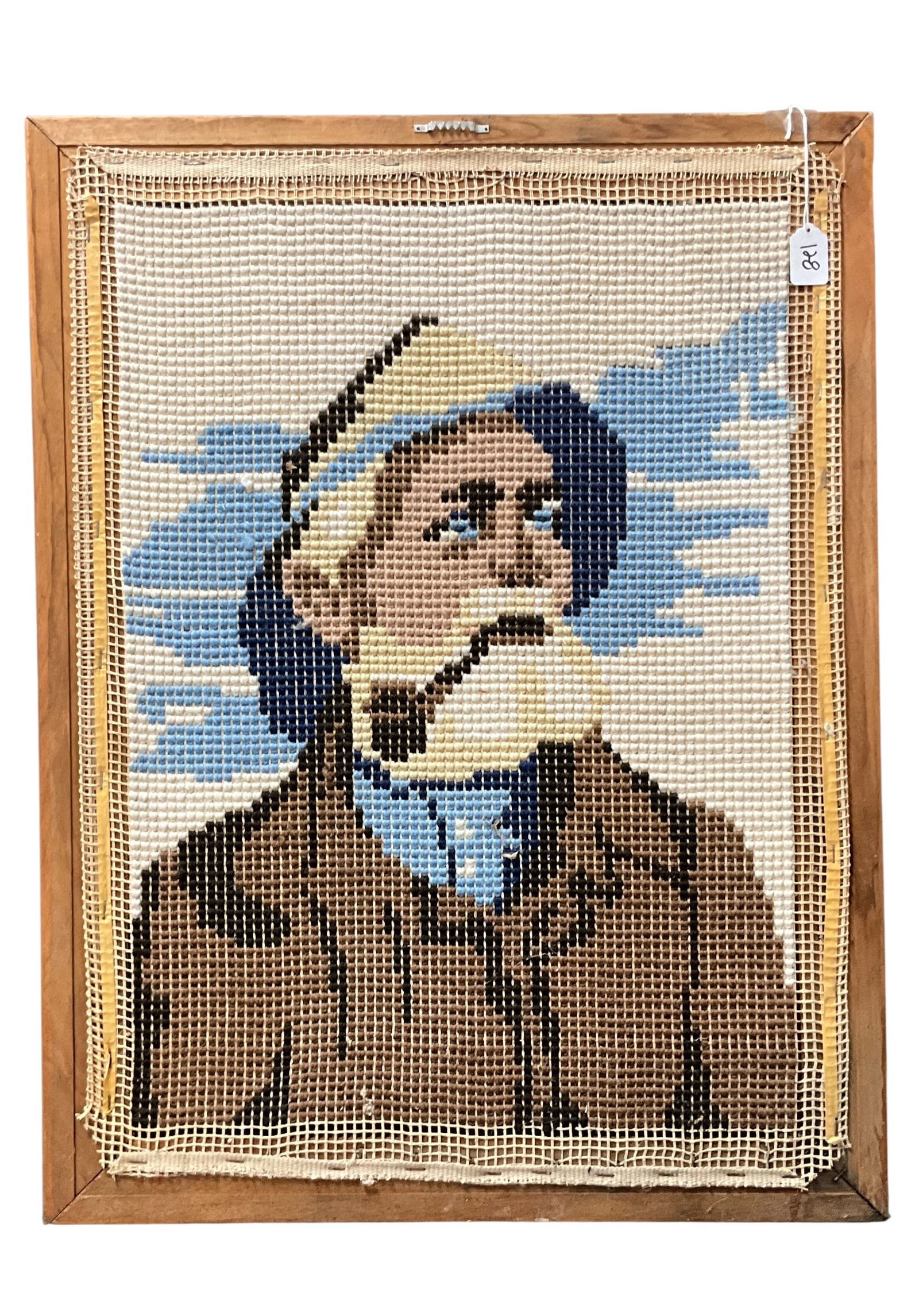 Framed Hooked Rug - 3