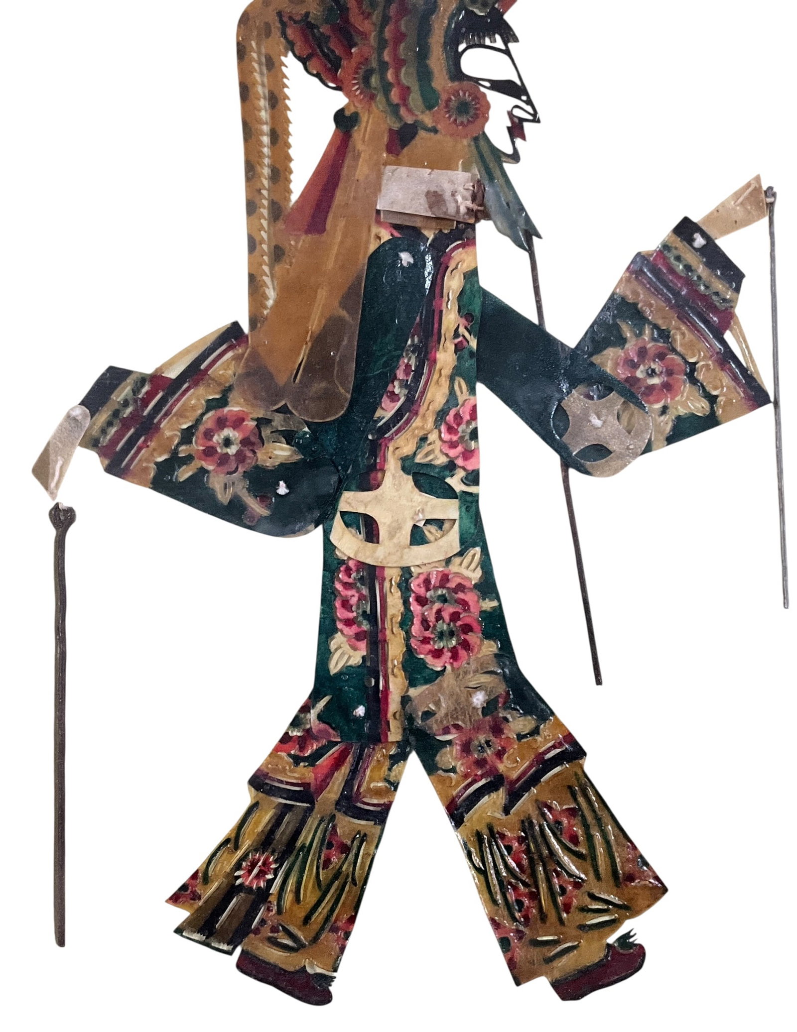 Framed Chinese Shadow Puppet - 4