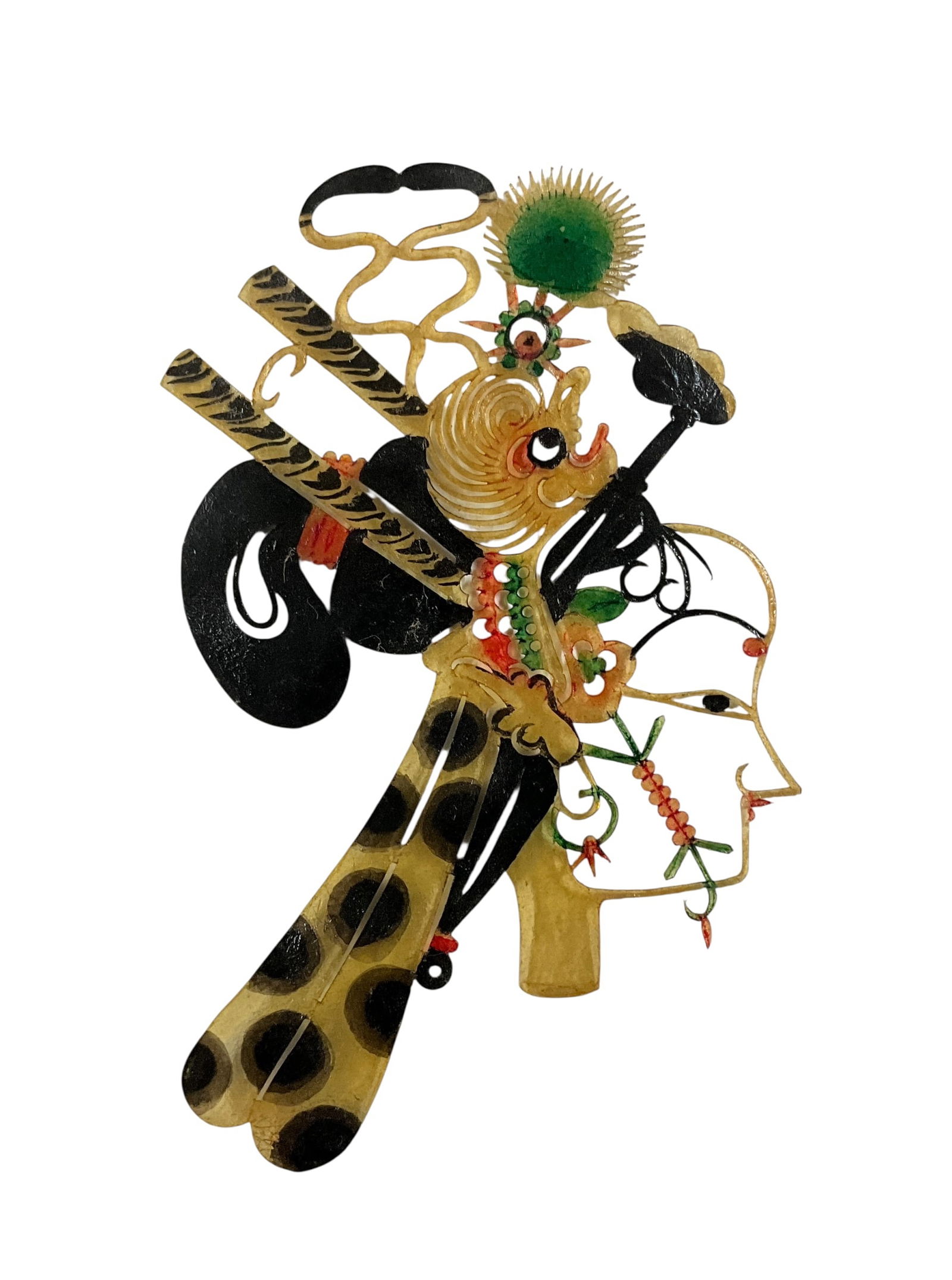 Chinese Shadow Puppet, Plus Puppet Pieces - 3