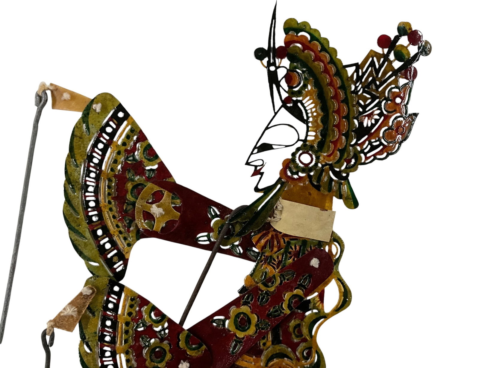 Chinese Shadow Puppet, Plus Puppet Pieces - 6