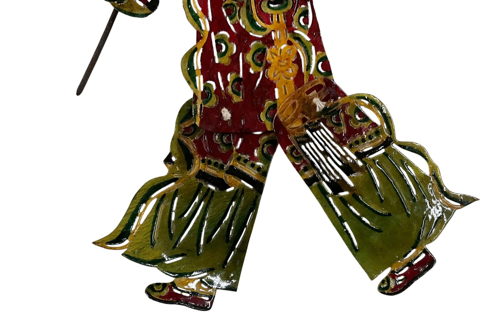 Chinese Shadow Puppet, Plus Puppet Pieces - 7