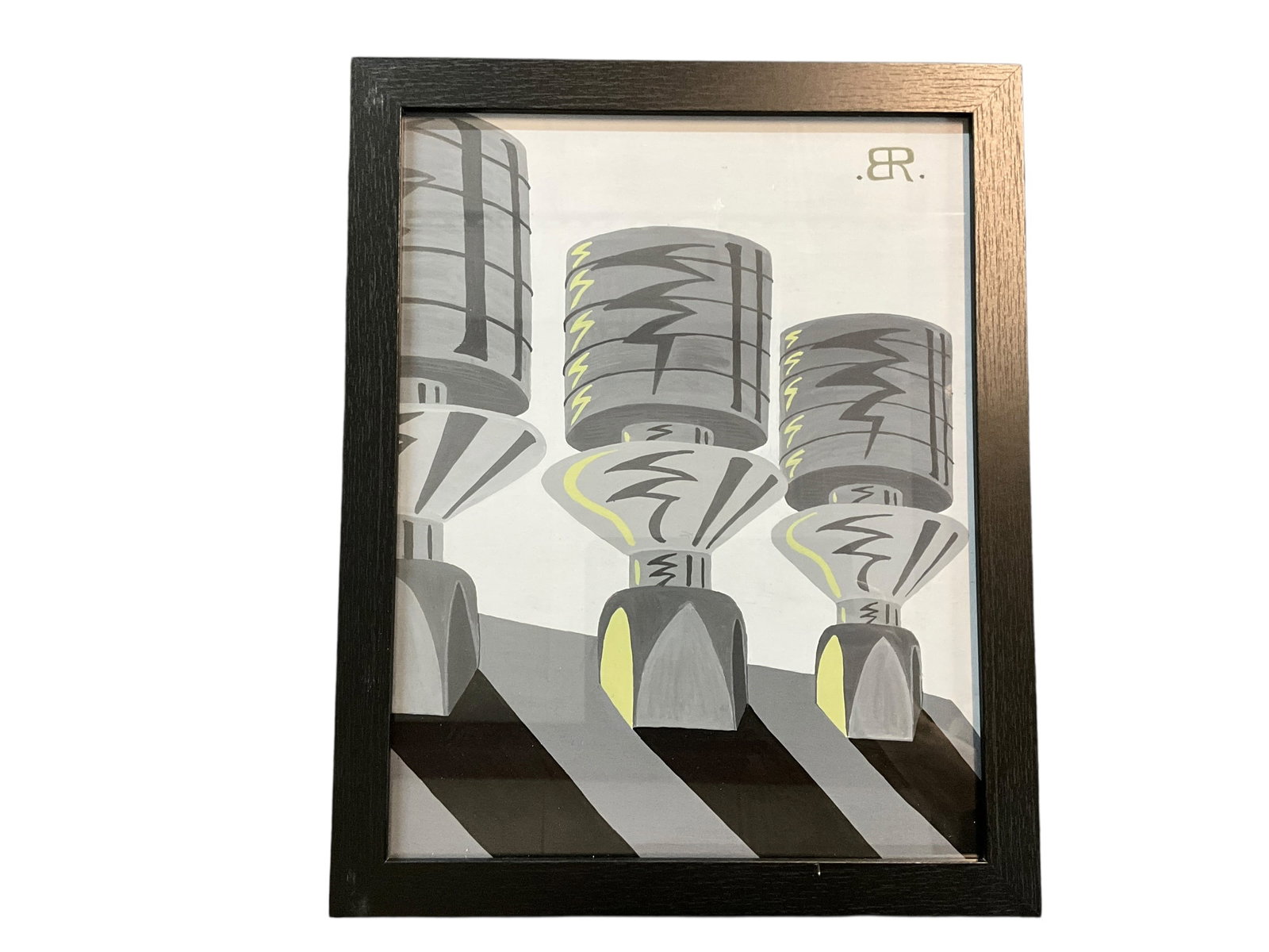 Bernard Rosenfeld (American, 1922-2018) Untitled Abstract, Watercolor on Paper: Bernard Rosenfeld (American, 1922-2018) Untitled Abstract, Watercolor on Paper. Bronx artist Rosenfeld was an active abstract artist in the 1950's. Measures 15.5" X 12.5" OA, and 13.5" X 10.5" SS.