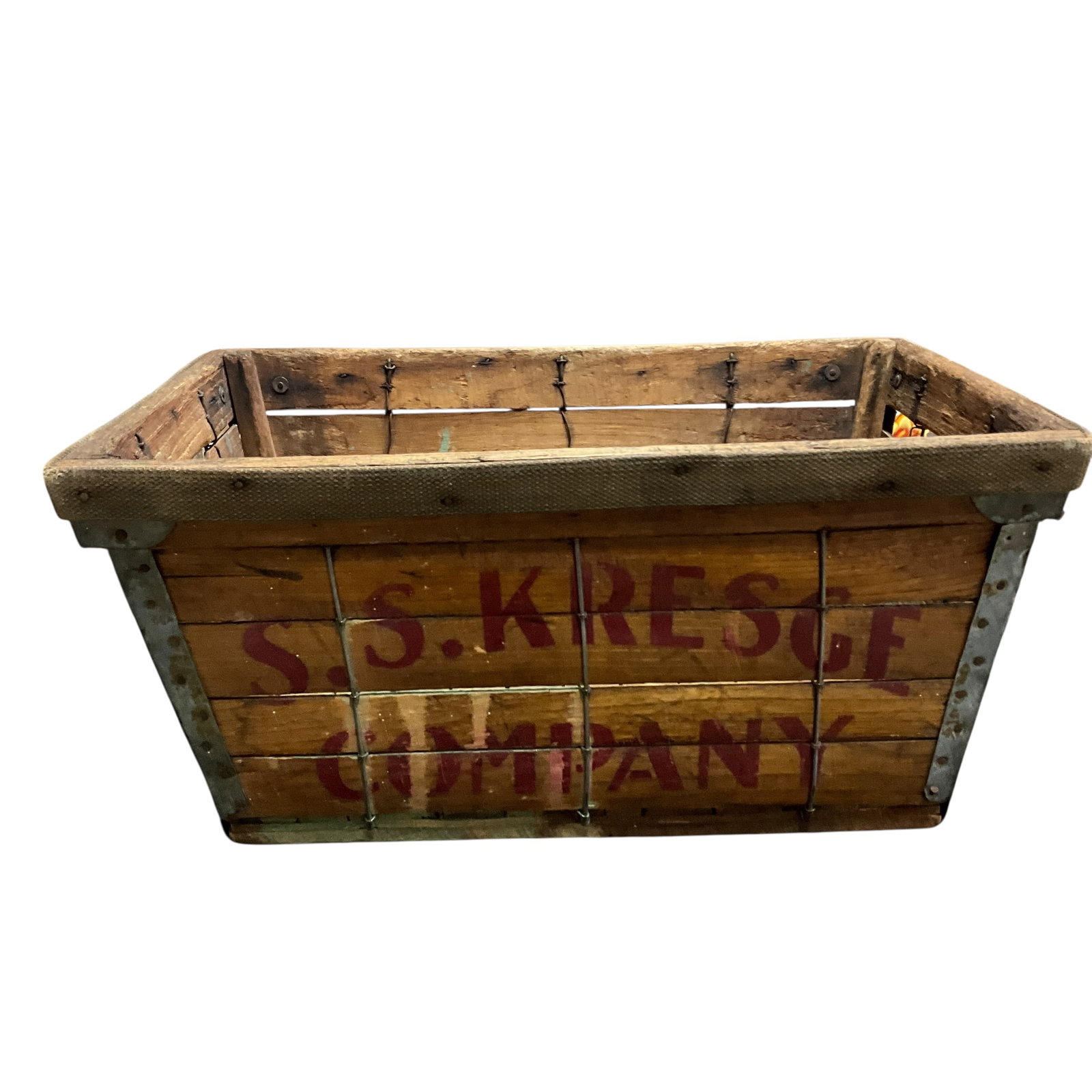 S.S. Kresge Wooden Crate (1 of 4)