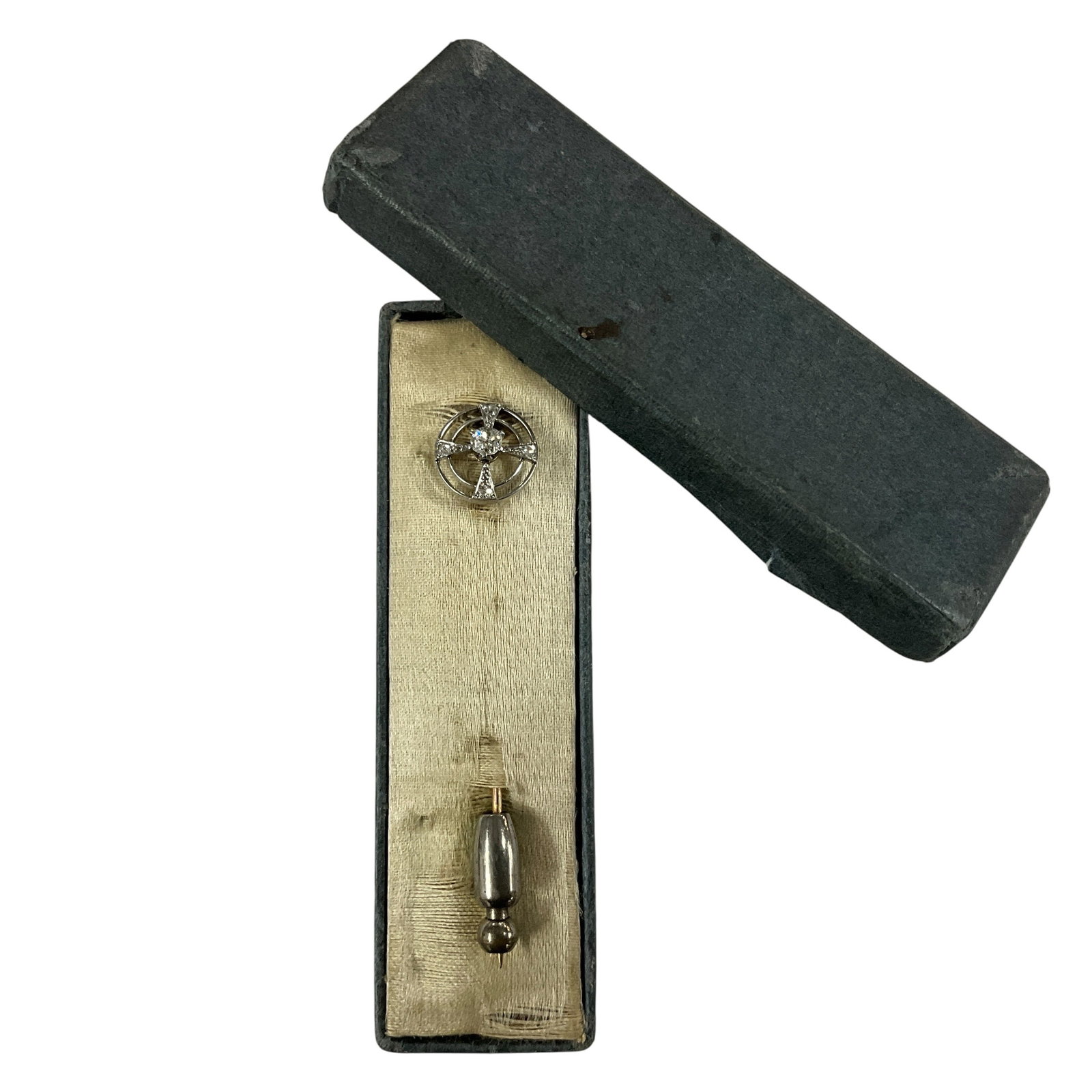 Antique Diamond Stick Pin in Original Presentation Box (1 of 4)