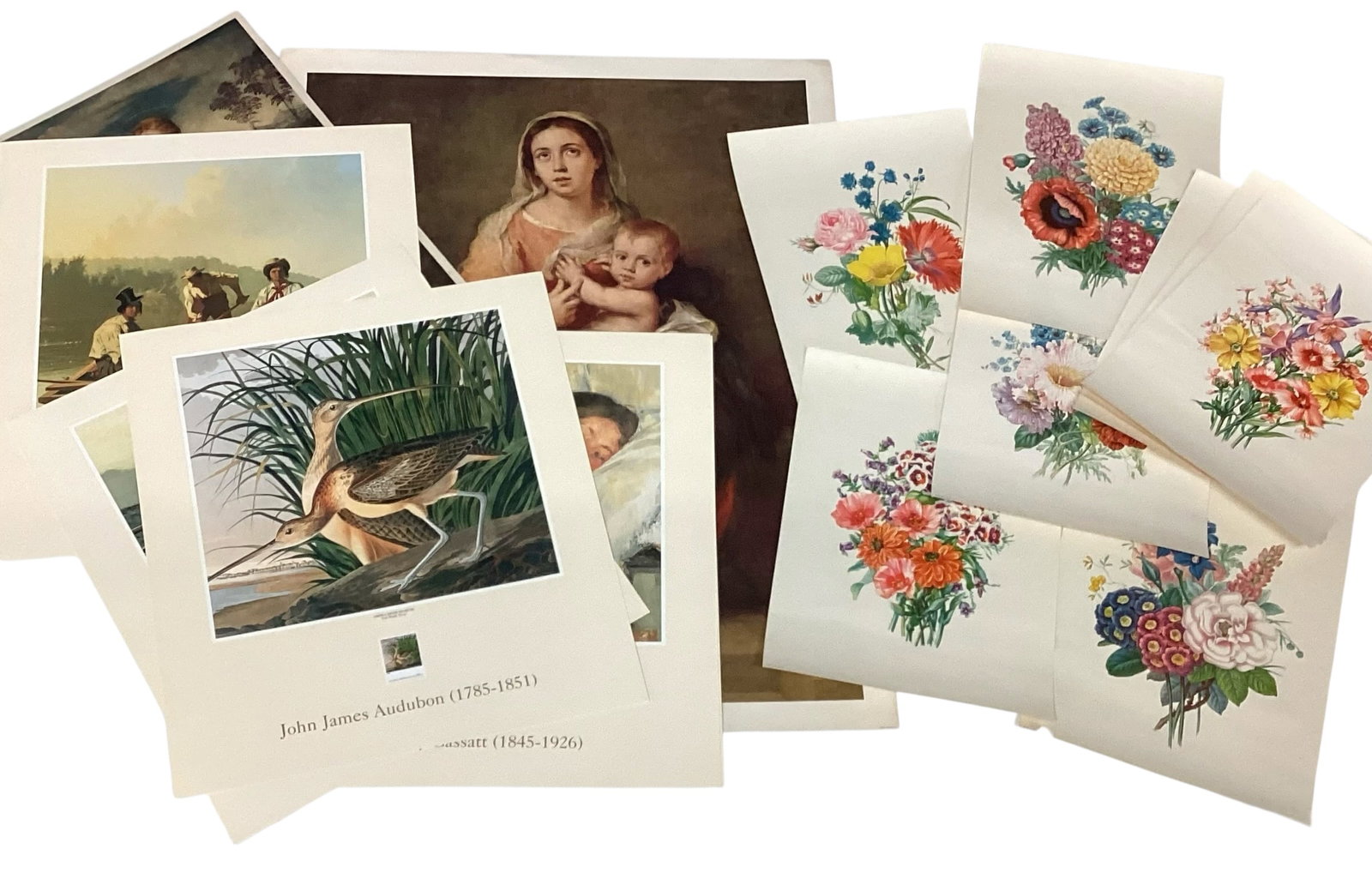 Mixed Collection of Art Reproductions and Floral Prints (1 of 4)