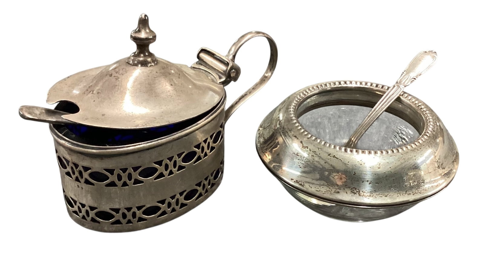Group of Sterling and Silverplate Condiment Servers (1 of 5)
