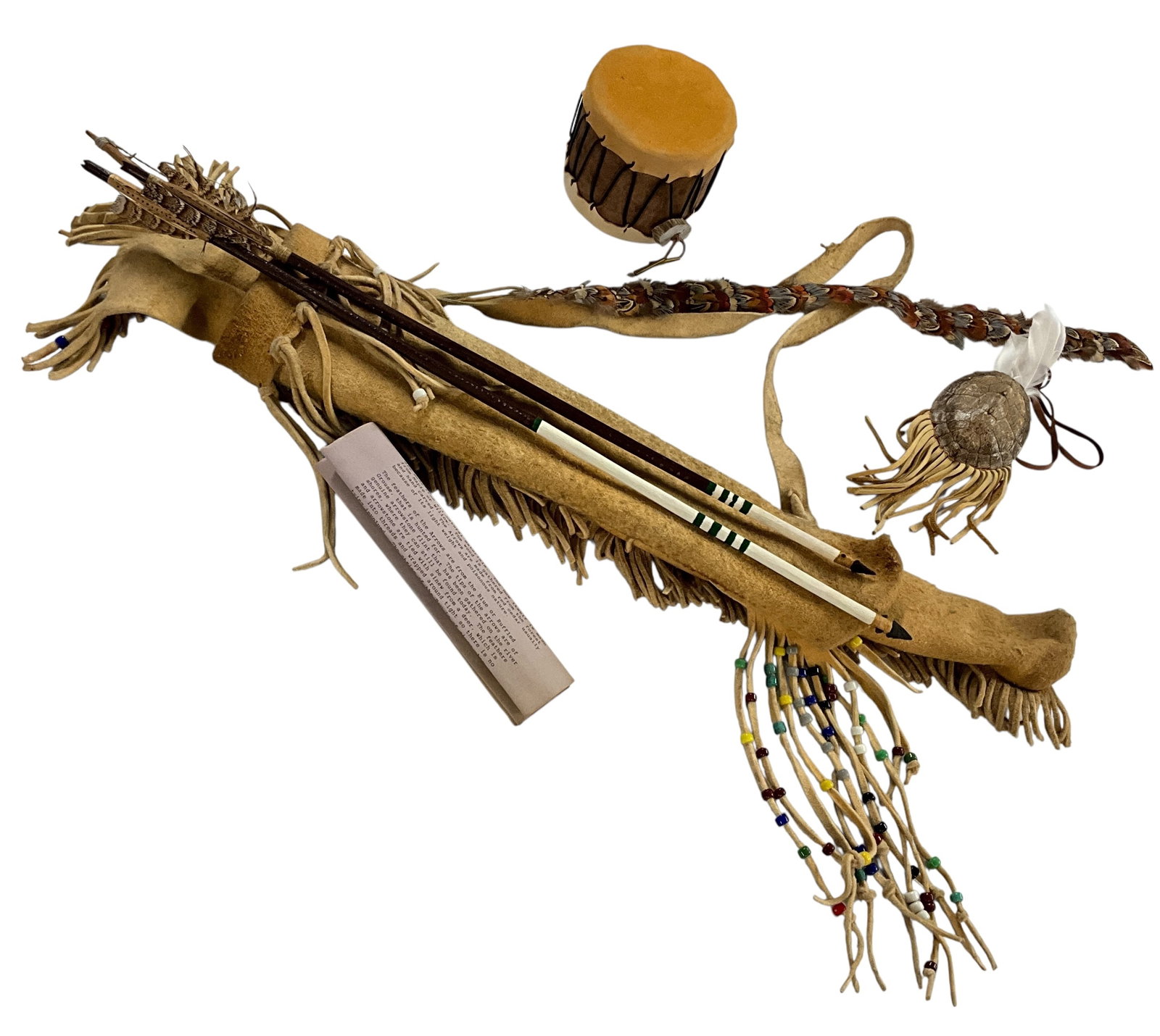 Frankie Jim Interior Salish Native Made Bow & Arrow Set (1 of 8)