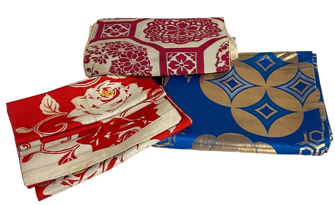 Group of Vintage Japanese Obi Textile Runners and Panels (1 of 9)