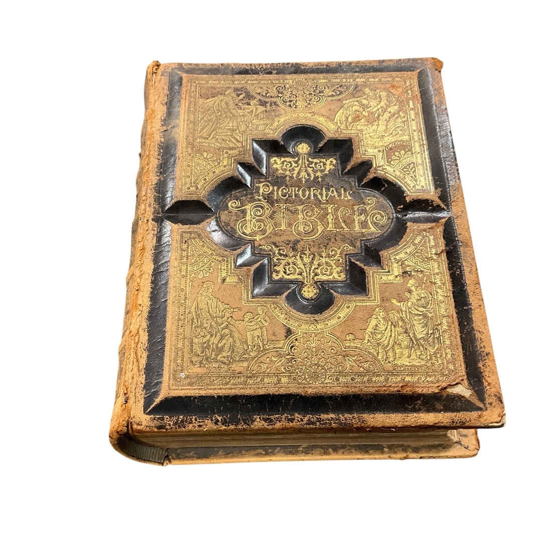 Victorian Parallel Bible with Leather Binding (1 of 8)