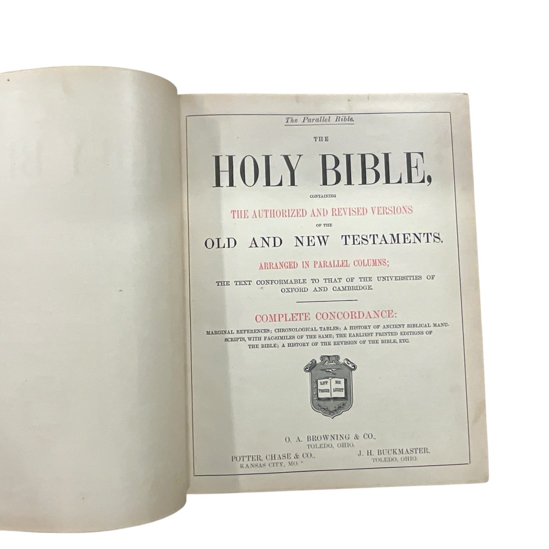 Victorian Parallel Bible with Leather Binding - 7