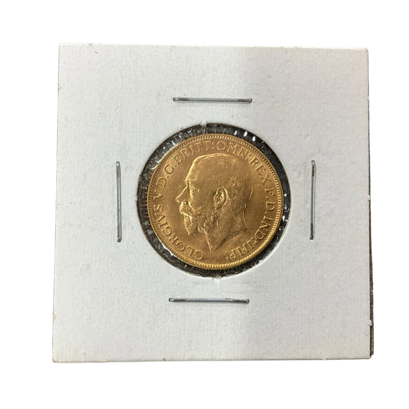 1911 British Gold Sovereign: 1911 British Gold Sovereign featuring King George V portrait and St. George slaying the dragon reverse.