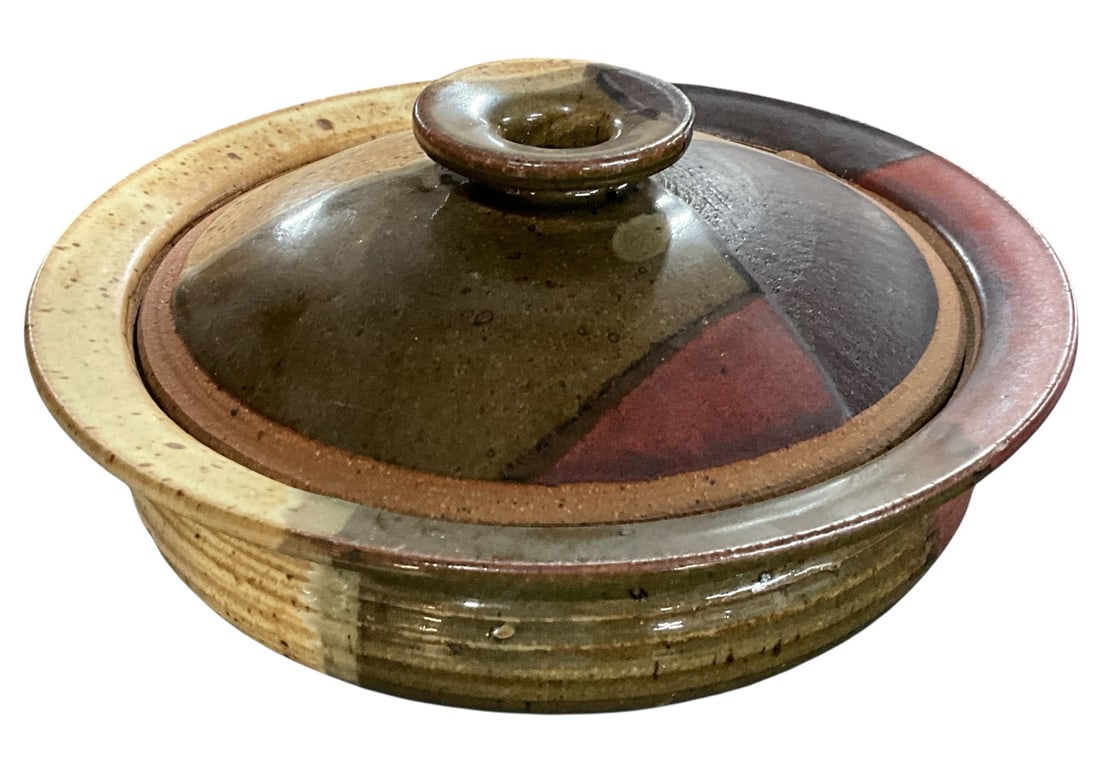 Studio Pottery Covered Dish Grouping - 2