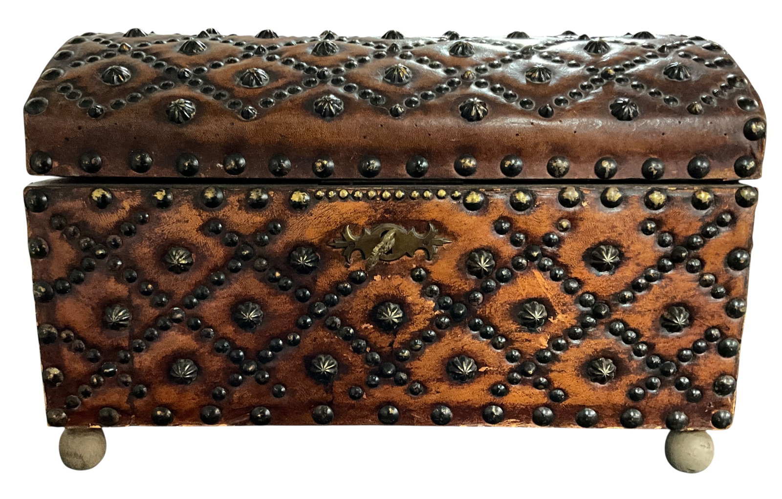 Jewelry Chest with Key-Turn Lock: Bid with confidence-we now offer economical in-house shipping! Just select "Self-Arranged Shipping" during check out and we will handle packing and shipping for you. Decorative jewelry chest fitted