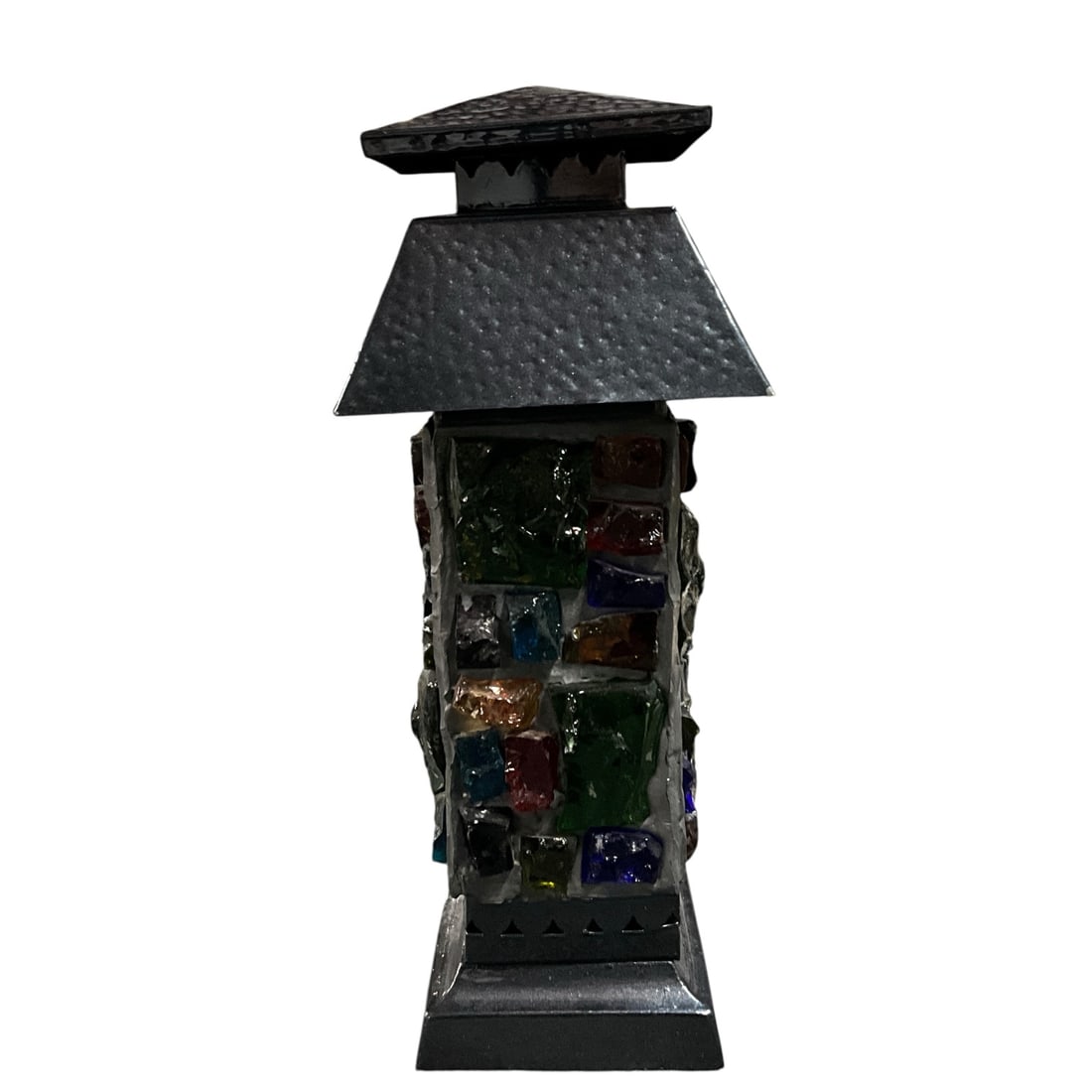 Peter Marsh Brutalist Slag Glass Table Lamp - 3